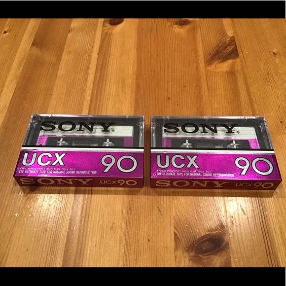Sony Media Vintage Sony Ucx 9 Cassette Tapes New Factory Sealed